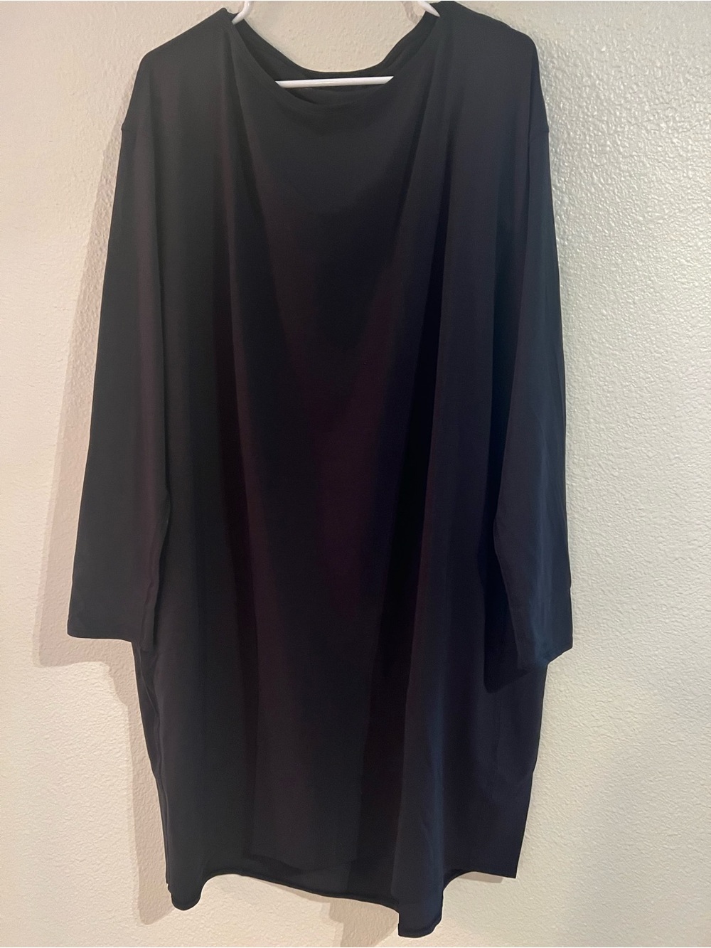 lululemon athletica Black Long-Sleeve Oversized Dress Tee